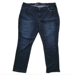 Lee Jeans Womens 24 Curvy Straight High Denim Boho Grunge Classic 90s Dark 42x30